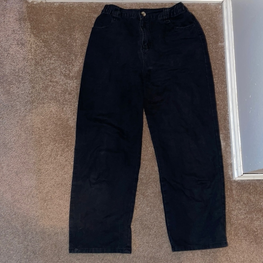 Wide leg jeans